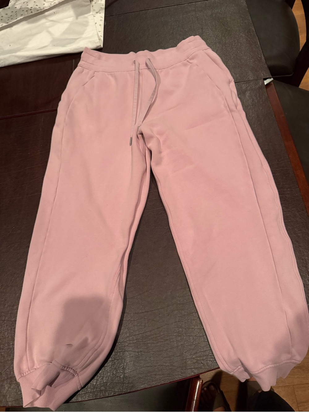 lululemon athletica Dusty Pink Drawstring Joggers